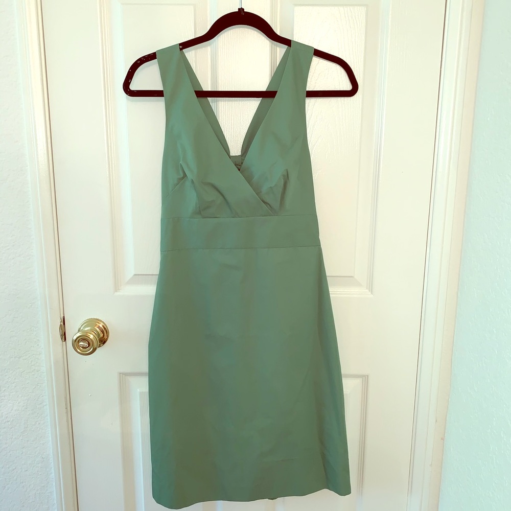 J Crew- Sage green dress size 2